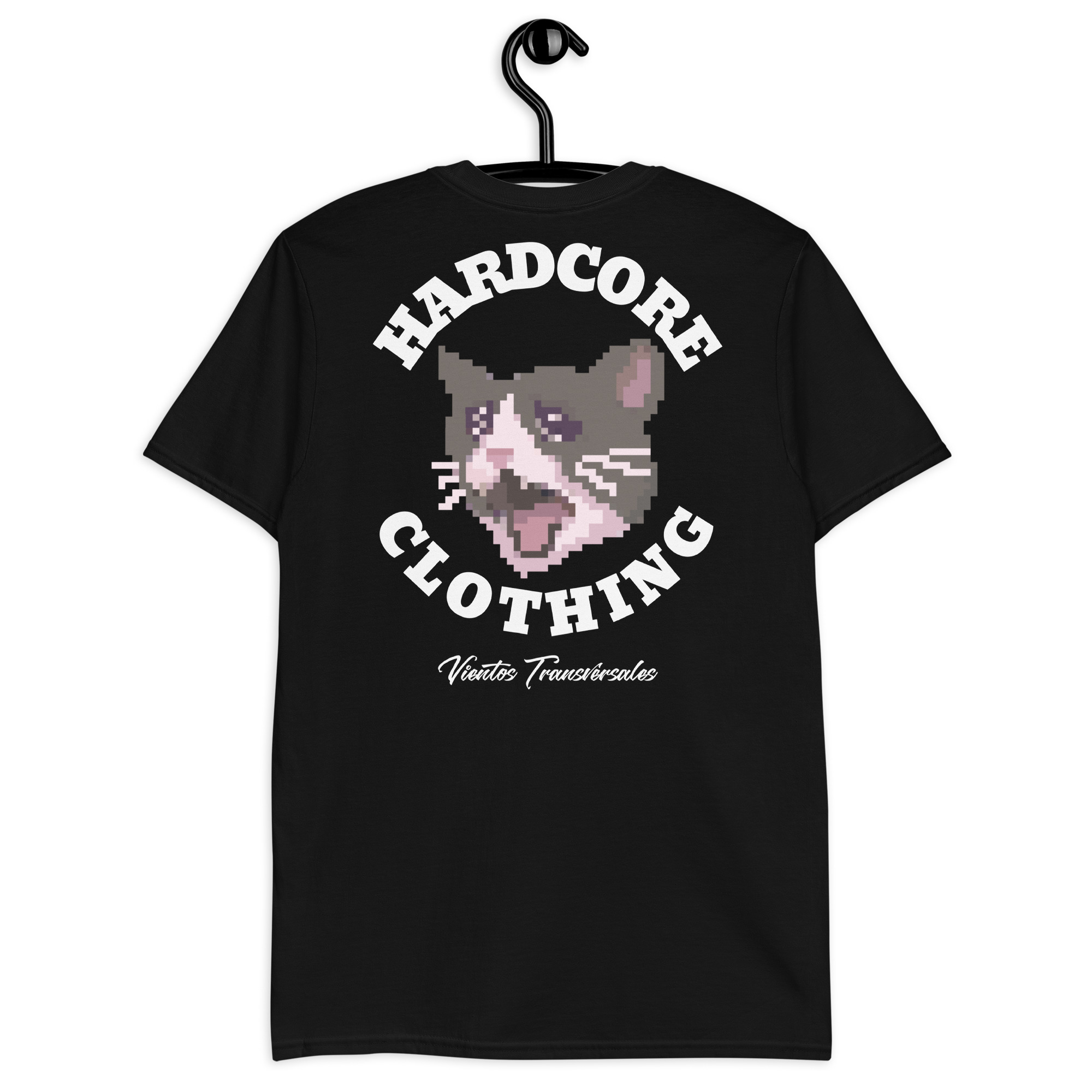 Camiseta de manga corta «Screaming cat»